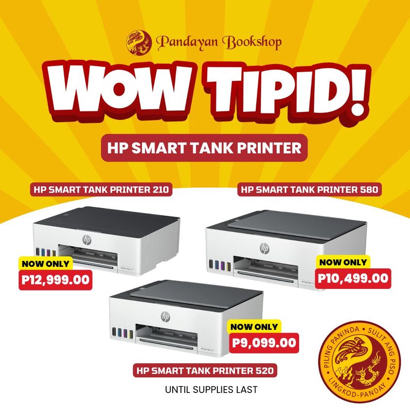 WOW TIPID: HP Smart Tank Printers